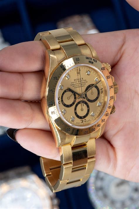 rolex daytona ganz gold|bob's yellow gold Rolex.